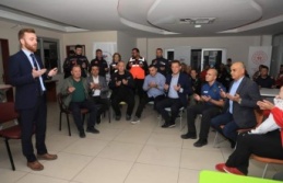 Alanya'da 'Çök-Kapan-Tutun' tadbikatı yapıldı