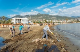 Yağmur sonrası temizlik seferberliği