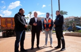 Atatürk Caddesi'nin kuzey şeridi tamamlanıyor