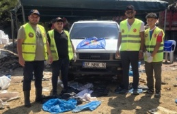 Alanya THK 2 günde 2 bin 300 kurban derisi topladı