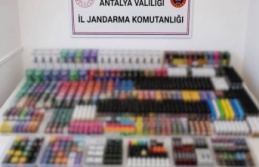 Alanya’da kaçak elektronik sigara baskını!