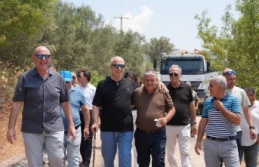 Başkan Özçelik kırsaldaki çalışmaları inceledi