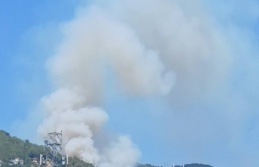 Alanya Tepe Mahallesi’nde korkutan yangın!