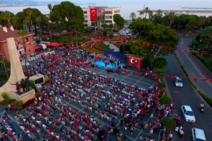 İşte fotoğraflarla Alanya'da 15 Temmuz