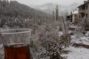 Alanya yaylalarından kar manzaraları