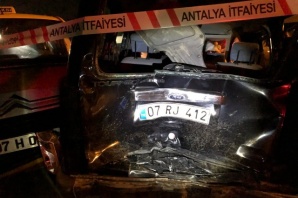 İşte Alanya'daki korkunç kazanın fotoğrafları