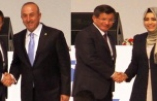 DAVUTOĞLU, ÇAVUŞOĞLU VE ÇELİK'İ TANITTI