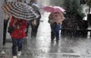 GÖKGÜRÜLTÜLÜ SAĞANAK YAĞMUR GELİYOR