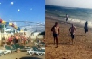 ALANYA'DA HORTUM: TURİSTLER CANINI ZOR KURTARDI