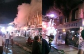 ALANYA'DA YANGIN: İŞ YERİ KÜLE DÖNDÜ