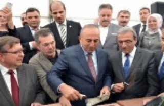 BARAJIN TEMELİNİ ÇAVUŞOĞLU ATACAK