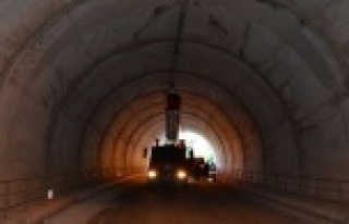 DİMÇAYI TÜNELİ AYDINLATILDI