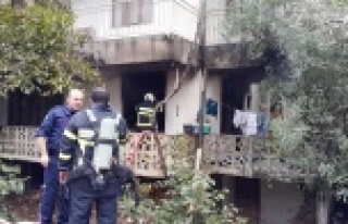 EVLERİ YANAN SURİYELİLER KAÇTI