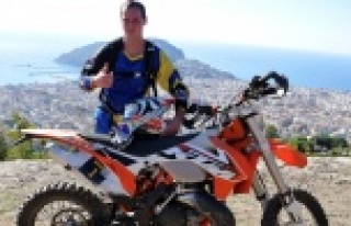 MOTOKROS DAĞ PARKURU ALMAN YARIŞÇININ