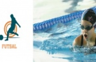 FUTSAL VE YÜZME BAŞLIYOR