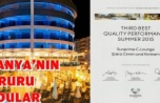 O OTEL DÜNYA 3.'SÜ OLDU