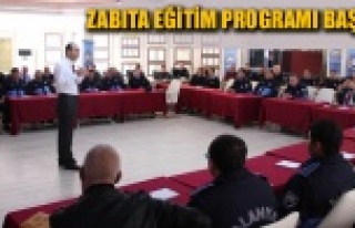 ZABITA EĞİTİM PROGRAMI BAŞLADI