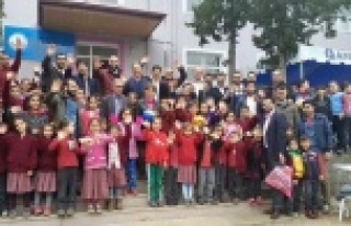 ÇOCUKLARLA BİRLİKTE EĞLENDİLER