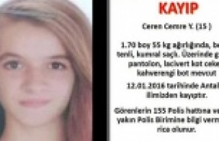 KAYIP KIZ İÇİN EMNİYET HAREKETTE