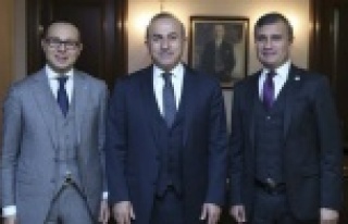 KOCAMAN'DAN ÇAVUŞOĞLU'NA ZİYARET