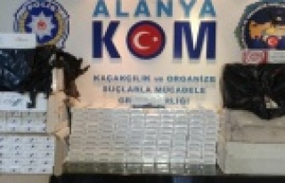 4 BİN PAKET KAÇAK SİGARA