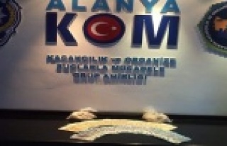 ALANYA'DA EROİN ELE GEÇİRİLDİ
