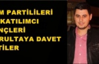 CHP’Lİ GENÇLER YOLCU