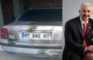 AKP'Lİ BAŞKANIN ARACI KUNDAKLANDI