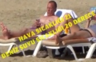 ALANYA'DA TATİLCİLERİN DENİZ KEYFİ