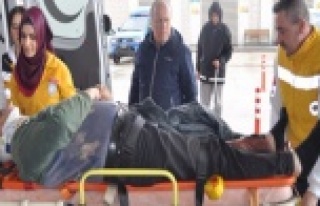 ALANYALI GAZETECİ KAZA YAPTI