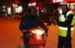 MOTOSİKLET SÜRÜCÜLERİNE DENETİM