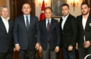 ALANYA'DAN ÇAVUŞOĞLU'NA ZİYARET