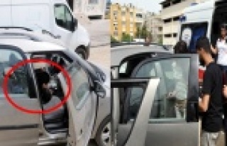 ARAÇTA UYUYAKALDILAR VE BAKIN NE OLDU?