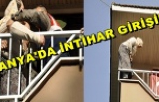 BALKONA ÇIKAN KADIN İNTİHAR GİRİŞİMİNDE BULUNDU