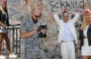 BULGAR POP SANATÇILARI ALANYA'DA KLİP ÇEKTİ