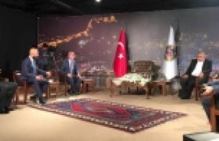 CANLI YAYINI BIRAKIP HASTANEYE KOŞTU