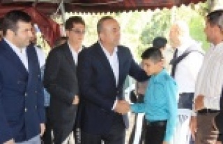 ÇAVUŞOĞLU VE TANRISEVEN’DEN TAZİYE ZİYARETİ