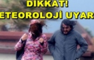 KUVVETLİ RÜZGAR VE SAĞANAK YAĞIŞ  GELİYOR
