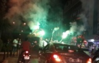 ALANYA SOKAKLARI ŞAMPİYONLUKLA COŞTU