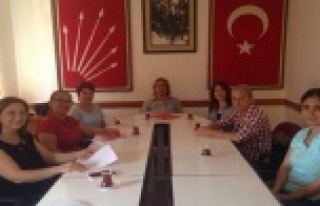 CHP'Lİ KADINLAR GÖREV DAĞILIMI YAPTI