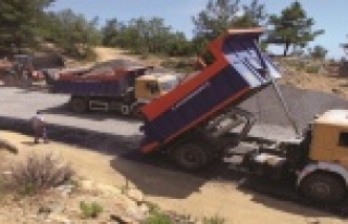 GAZİPAŞA İNAL YOLU ASFALTLANIYOR