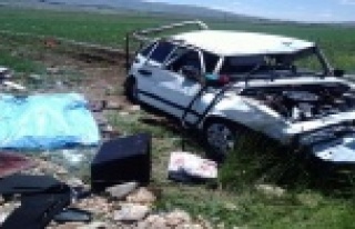 BAYRAM ZİYARETİ YOLUNDA KAZA: 1 ÖLÜ, 6 YARALI...