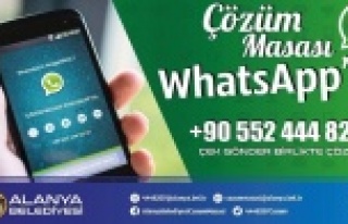 BELEDİYE'DEN WHATSAPP'LI ÇÖZÜM