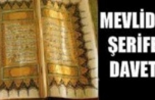 ŞEHİTLER İÇİN MEVLİD  OKUTULACAK