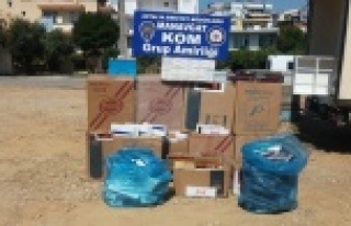 6 BİN PAKET KAÇAK SİGARA ELE GEÇİRİLDİ