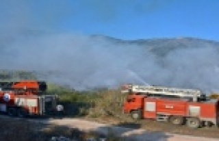 ANTALYA'DA KORKUTAN YANGIN