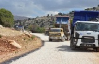 DEREKÖY-MACUN GRUP YOLU ASFALTLANIYOR