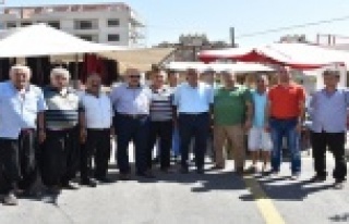 KUZEY ALANYA PAZAR YERİNE KAVUŞTU