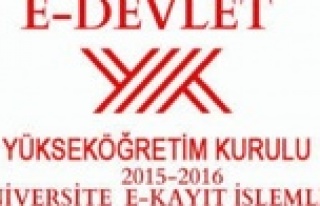 ÜNİVERSİTEYE E-KAYIT SÜRESİ UZATILDI