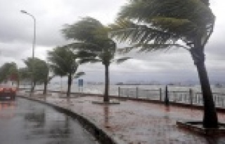 Alanya'ya yağış ,dolu ve fırtına uyarısı